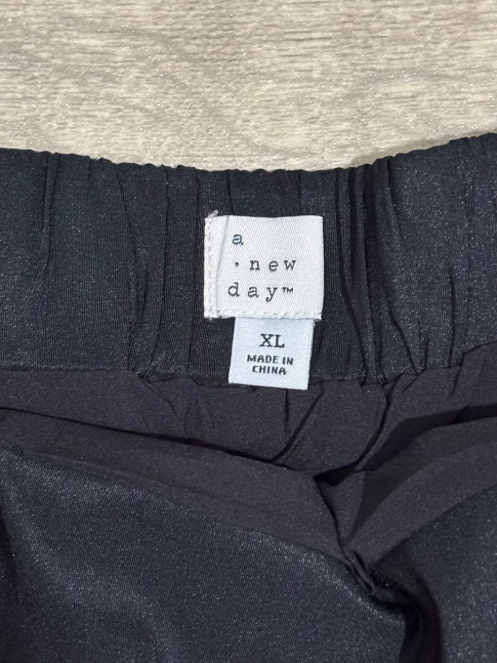 A New Day Women's Bubble Hem Mini Skirt with Hidden Pockets Black - Picture 7 of 12